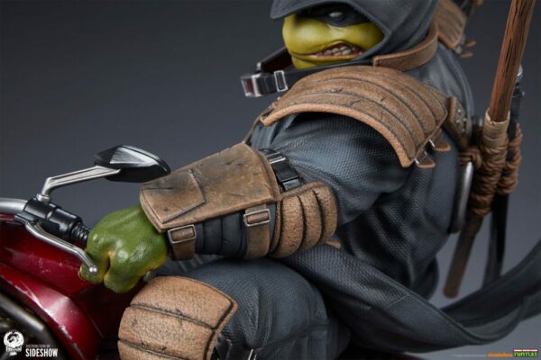 LES TORTUES NINJA – Statuette 1/4 The Last Ronin on Bike 53 cm – Image 17