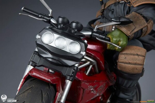 LES TORTUES NINJA – Statuette 1/4 The Last Ronin on Bike 53 cm – Image 19
