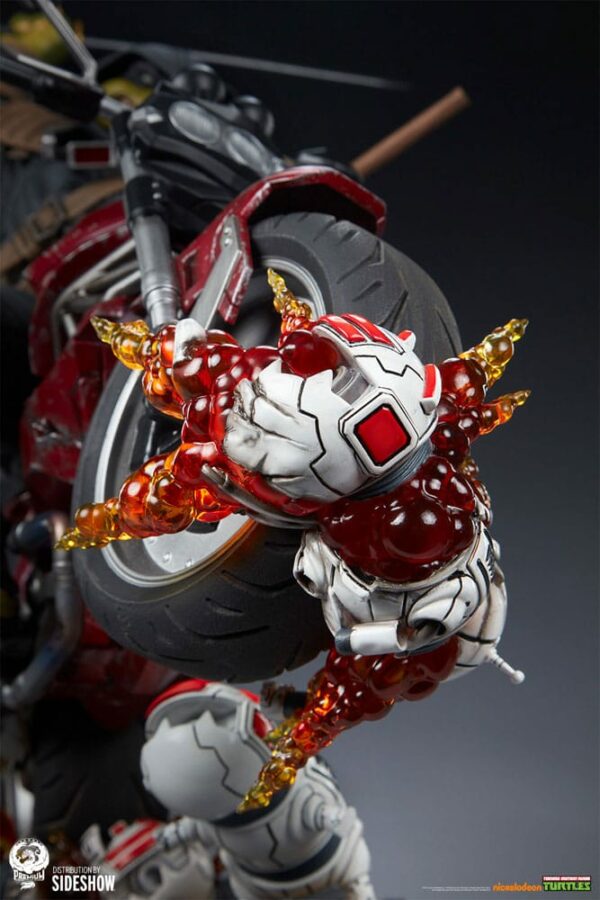 LES TORTUES NINJA – Statuette 1/4 The Last Ronin on Bike 53 cm – Image 22