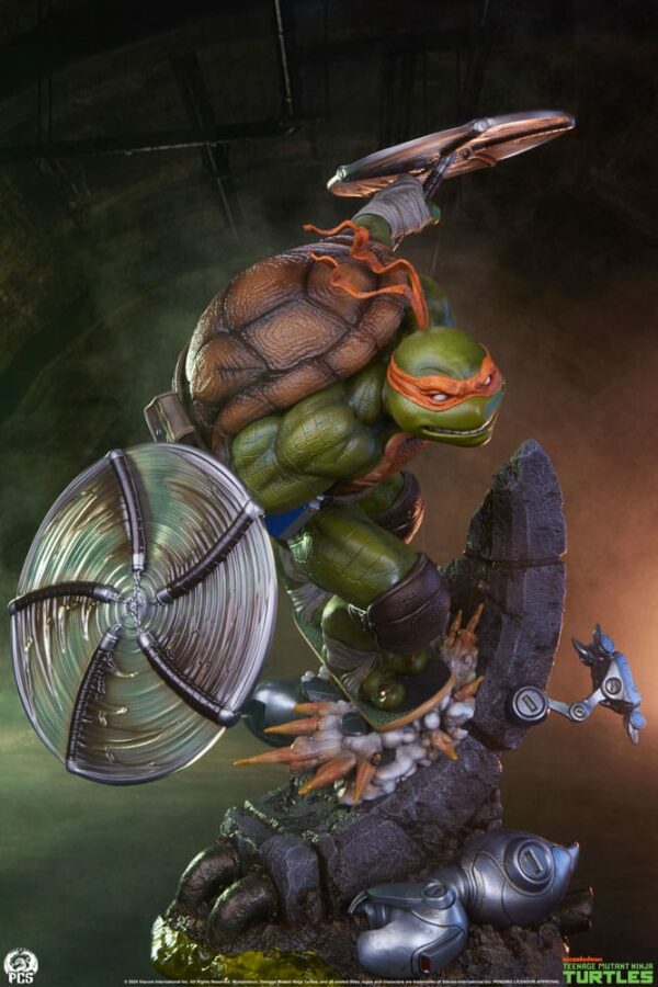 LES TORTUES NINJA – Statuette 1/3 Michelangelo 67 cm – Image 4