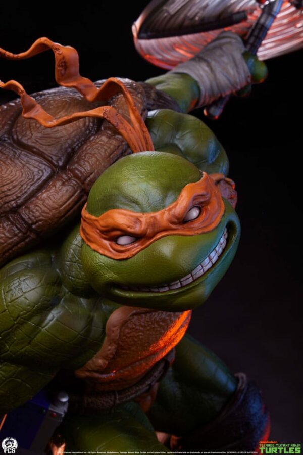 LES TORTUES NINJA – Statuette 1/3 Michelangelo 67 cm – Image 10