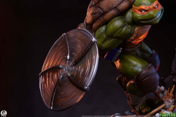 LES TORTUES NINJA – Statuette 1/3 Michelangelo 67 cm – Image 12