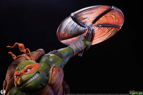 LES TORTUES NINJA – Statuette 1/3 Michelangelo 67 cm – Image 13