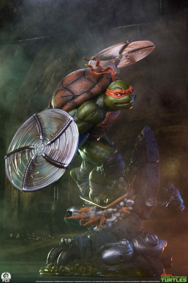 LES TORTUES NINJA – Statuette 1/3 Michelangelo 67 cm – Image 25