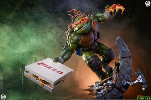 LES TORTUES NINJA – Statuette 1/3 Michelangelo (Deluxe Edition) 67 cm – Image 4