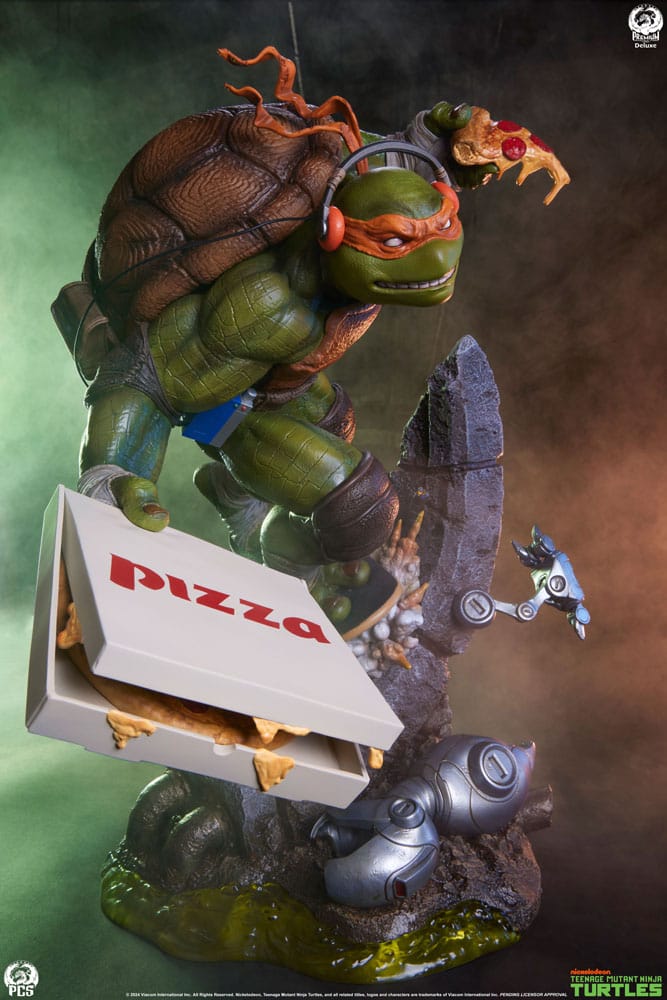 tatuette 1/3 Michelangelo Deluxe Edition Les Tortues Ninja PCS