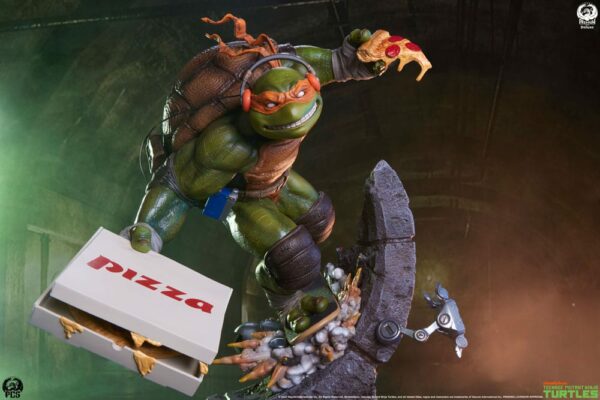 LES TORTUES NINJA – Statuette 1/3 Michelangelo (Deluxe Edition) 67 cm – Image 6