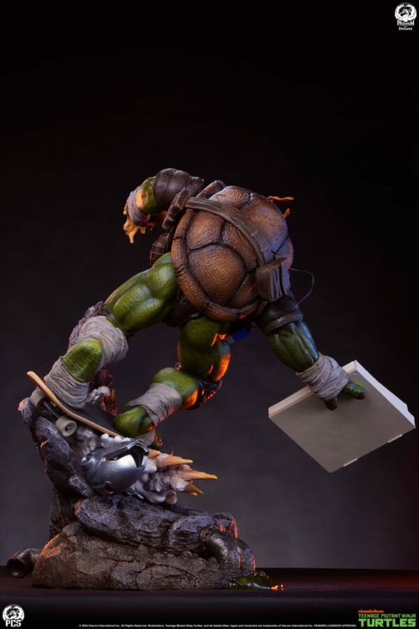 LES TORTUES NINJA – Statuette 1/3 Michelangelo (Deluxe Edition) 67 cm – Image 9