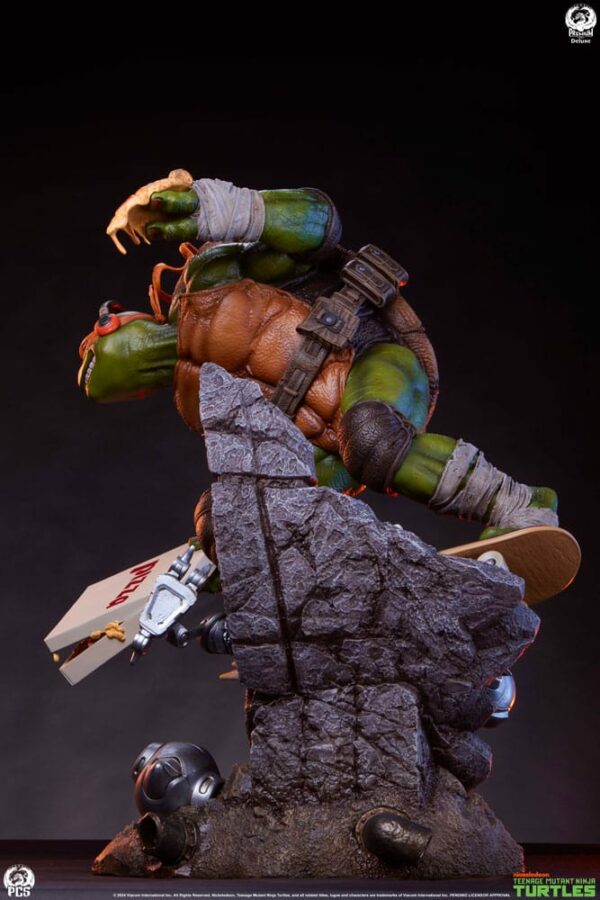 LES TORTUES NINJA – Statuette 1/3 Michelangelo (Deluxe Edition) 67 cm – Image 10