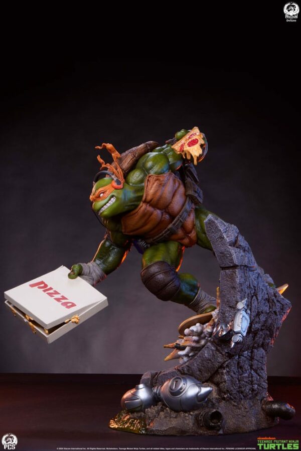 LES TORTUES NINJA – Statuette 1/3 Michelangelo (Deluxe Edition) 67 cm – Image 11