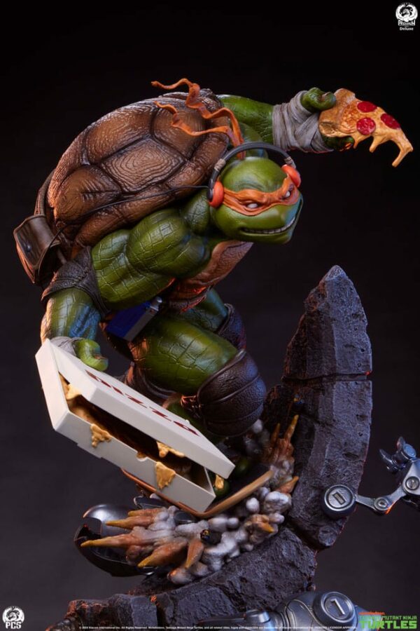 LES TORTUES NINJA – Statuette 1/3 Michelangelo (Deluxe Edition) 67 cm – Image 16