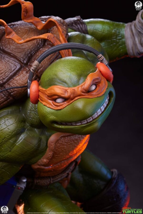 LES TORTUES NINJA – Statuette 1/3 Michelangelo (Deluxe Edition) 67 cm – Image 17