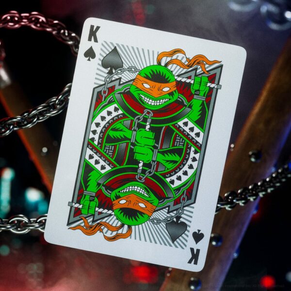 LES TORTUES NINJA – Jeu de Cartes à jouer TMNT – Image 12