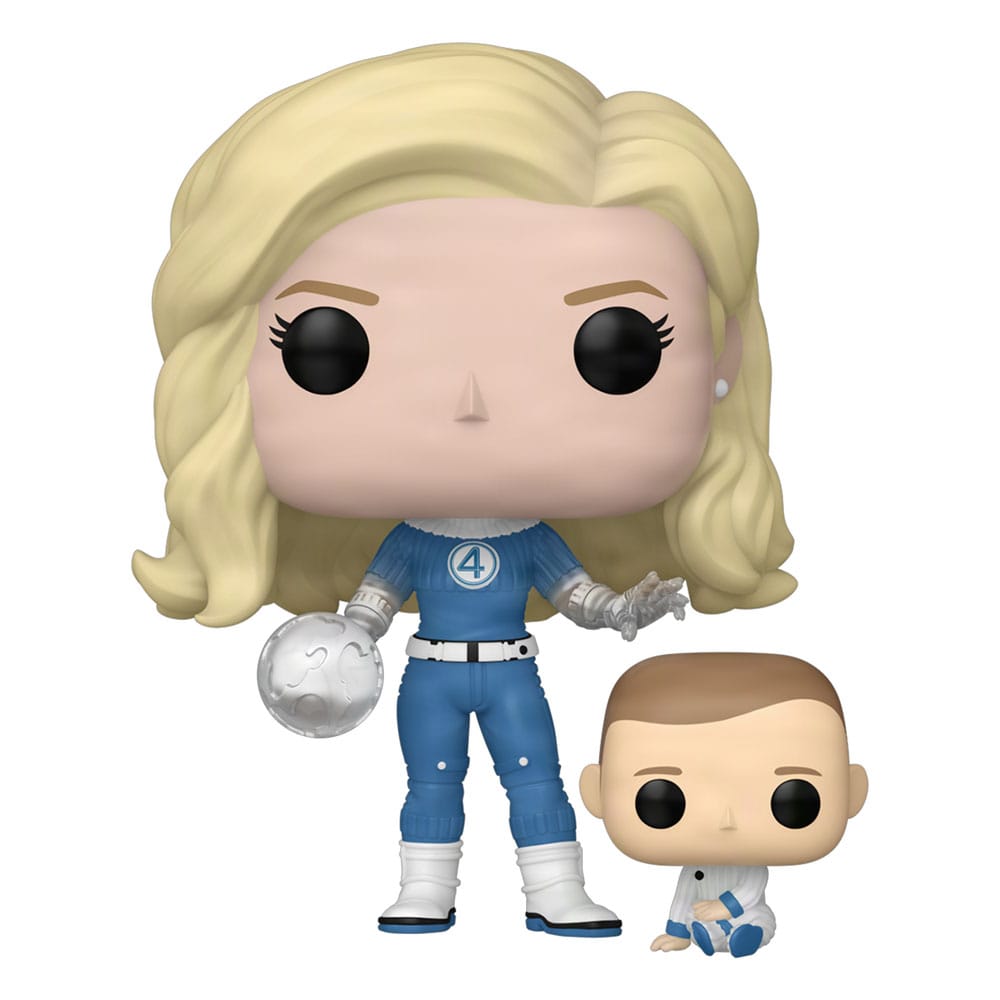 Figurine POP! Invisible Woman & Franklin (4 Fantastiques)