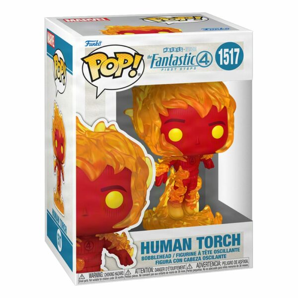 Human Torch (Les 4 Fantastiques) – Figurine Marvel Funko POP! n°1517 – Image 2
