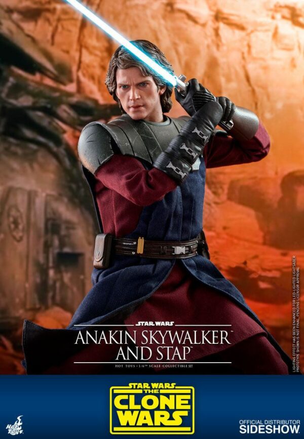 STAR WARS – Figurine 1/6 Anakin Skywalker & STAP The Clone Wars 31 cm – Image 8
