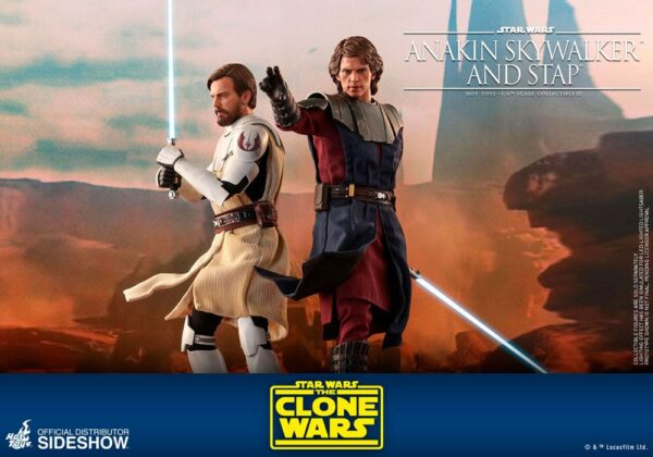 STAR WARS – Figurine 1/6 Anakin Skywalker & STAP The Clone Wars 31 cm – Image 15