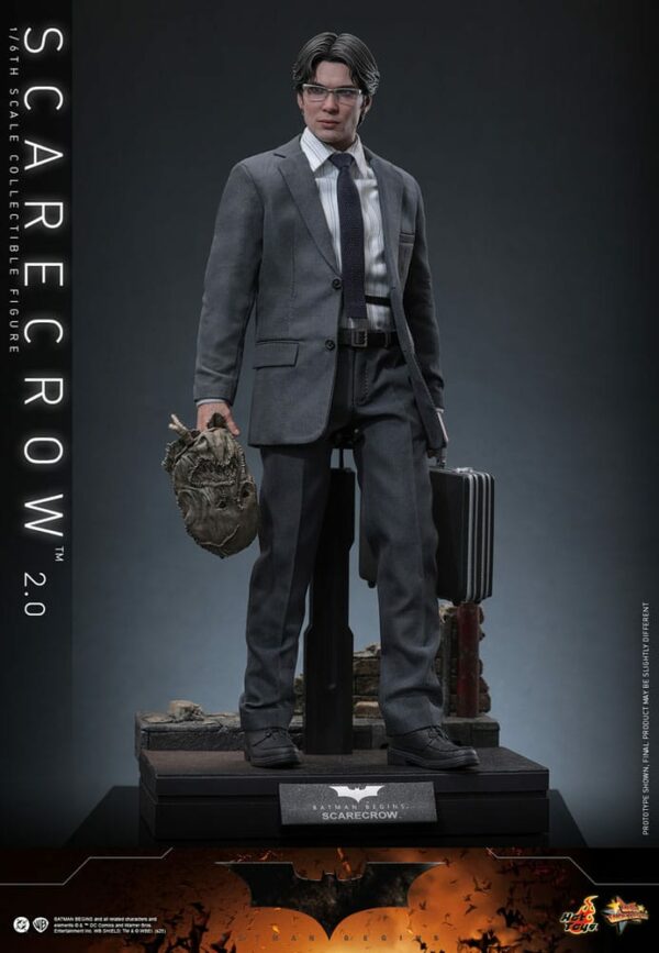 DC COMICS – Figurine Movie Masterpiece 1/6 L’Épouvantail 2.0 Batman Begins 30 cm – Image 7
