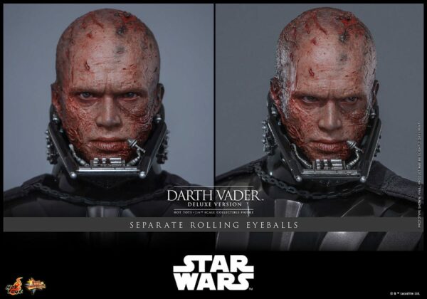 STAR WARS – Figurine 1/6 Movie Masterpiece Dark Vador Star Wars : Episode III (Deluxe Version) 35 cm – Image 11