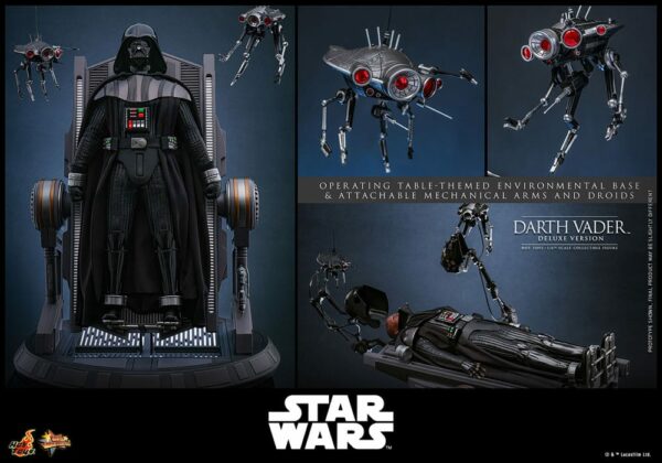 STAR WARS – Figurine 1/6 Movie Masterpiece Dark Vador Star Wars : Episode III (Deluxe Version) 35 cm – Image 14