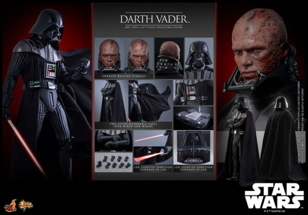 STAR WARS – Figurine 1/6 Movie Masterpiece Dark Vador Star Wars : Episode III 35 cm – Image 20