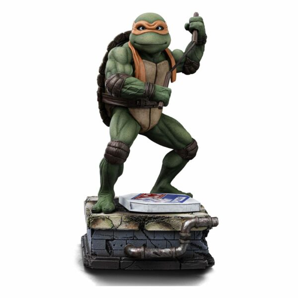 LES TORTUES NINJA – Statuette 1/10 Art Scale Michelangelo 19 cm – Image 2