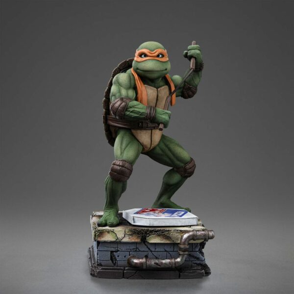 LES TORTUES NINJA – Statuette 1/10 Art Scale Michelangelo 19 cm – Image 5
