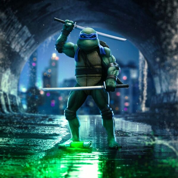 LES TORTUES NINJA – Statuette 1/10 Art Scale Leonardo 21 cm – Image 10