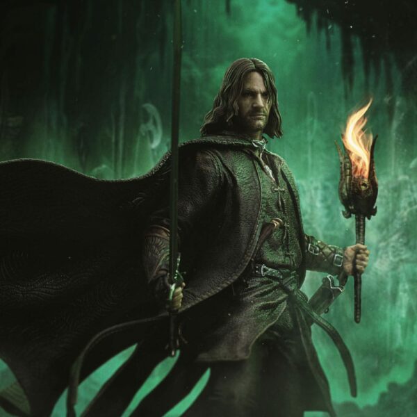 LE SEIGNEUR DES ANNEAUX – Statuette 1/10 Art Scale Aragorn Unleashed 31 cm – Image 6