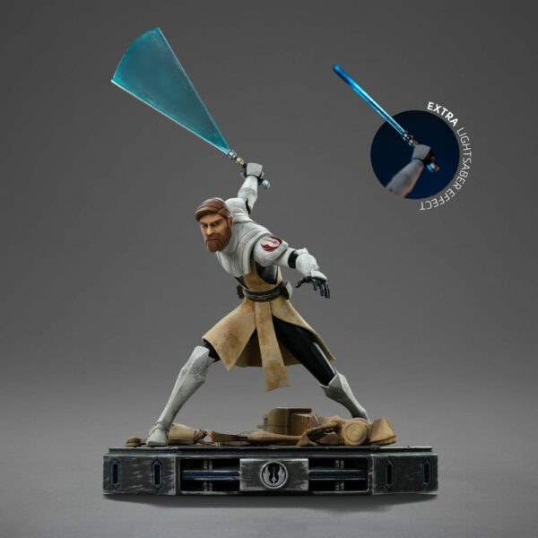 STAR WARS – Statuette 1/10 Deluxe Art Scale Obi-Wan Kenobi (The Clone Wars) 27 cm – Image 14
