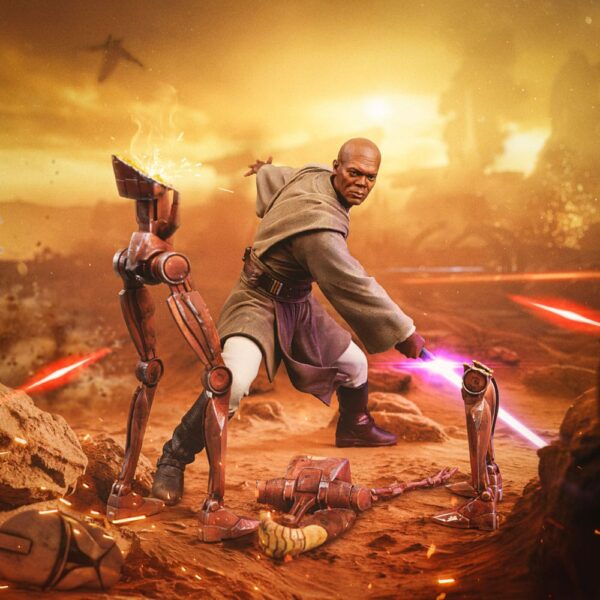 STAR WARS – Statuette 1/10 Art Scale Mace Windu 18 cm – Image 7