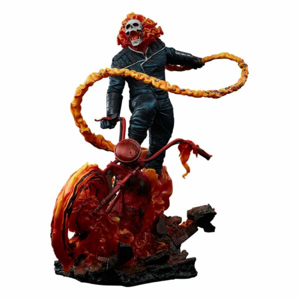 MARVEL – Statuette Premium Format Ghost Rider Classic Variant 53 cm – Image 15