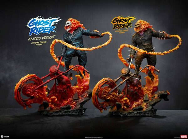 MARVEL – Statuette Premium Format Ghost Rider Classic Variant 53 cm – Image 4