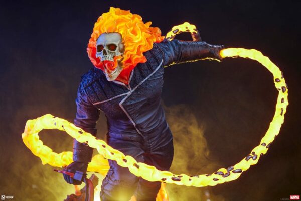 MARVEL – Statuette Premium Format Ghost Rider Classic Variant 53 cm – Image 5