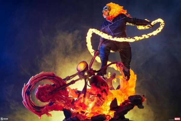 MARVEL – Statuette Premium Format Ghost Rider Classic Variant 53 cm – Image 6