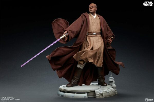 STAR WARS – Statuette Premium Format Mace Windu 53 cm – Image 7