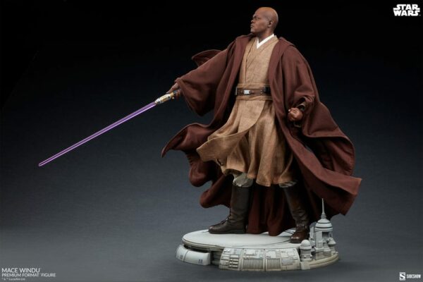 STAR WARS – Statuette Premium Format Mace Windu 53 cm – Image 8