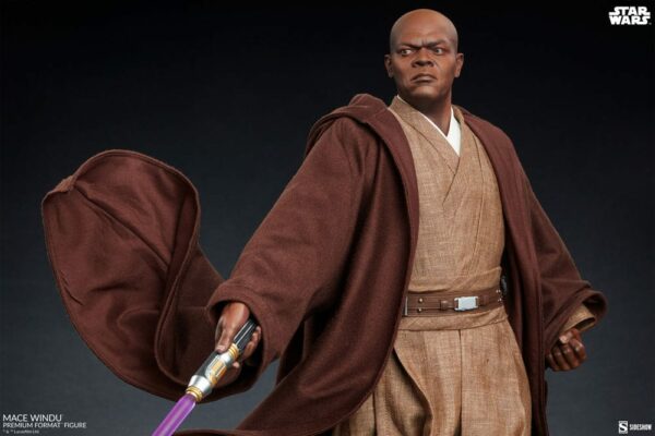 STAR WARS – Statuette Premium Format Mace Windu 53 cm – Image 11