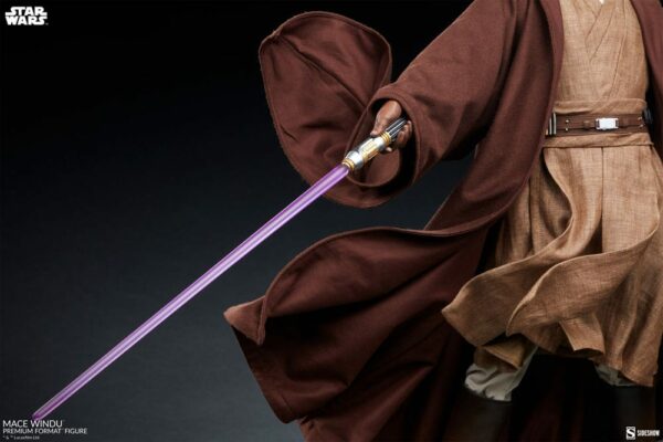 STAR WARS – Statuette Premium Format Mace Windu 53 cm – Image 13