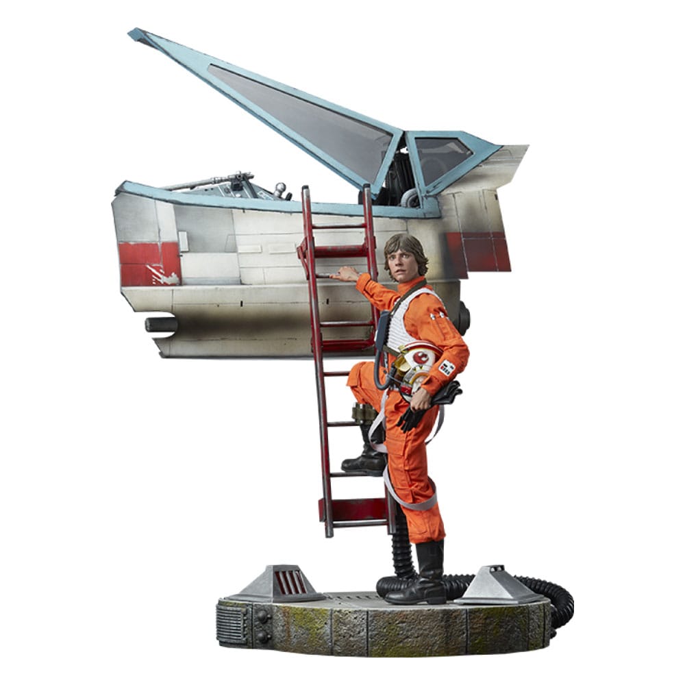 Statuette Premium Format Luke Skywalker & X-Wing