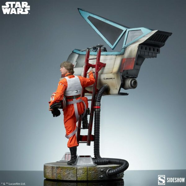 STAR WARS – Statuette Premium Format Luke Skywalker & X-Wing 76 cm – Image 5