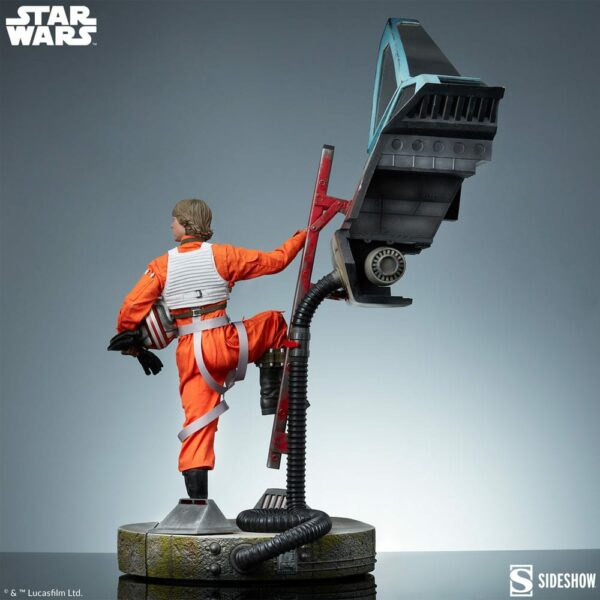 STAR WARS – Statuette Premium Format Luke Skywalker & X-Wing 76 cm – Image 6