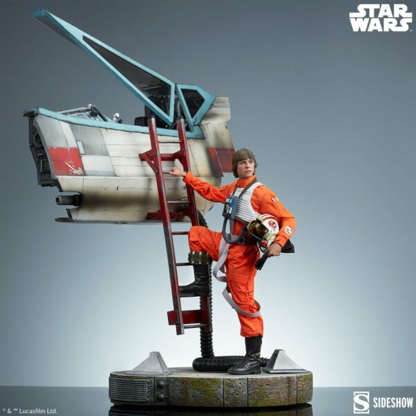 STAR WARS – Statuette Premium Format Luke Skywalker & X-Wing 76 cm – Image 9