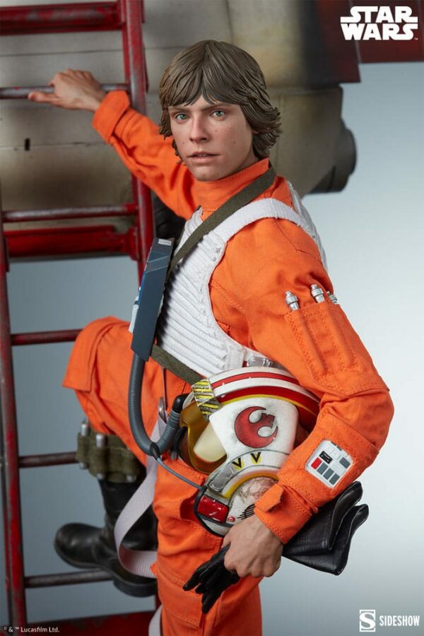STAR WARS – Statuette Premium Format Luke Skywalker & X-Wing 76 cm – Image 10