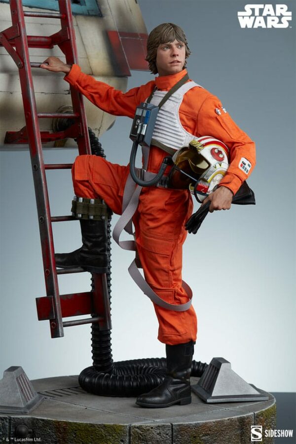 STAR WARS – Statuette Premium Format Luke Skywalker & X-Wing 76 cm – Image 11