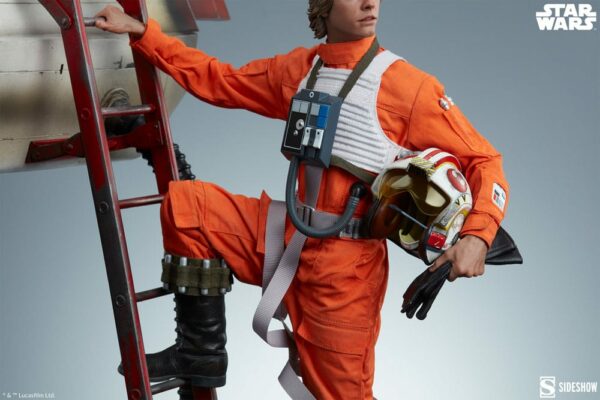 STAR WARS – Statuette Premium Format Luke Skywalker & X-Wing 76 cm – Image 12