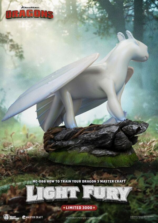 DRAGONS – Statuette Master Craft Furie Éclair 29 cm – Image 4