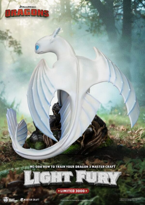 DRAGONS – Statuette Master Craft Furie Éclair 29 cm – Image 5