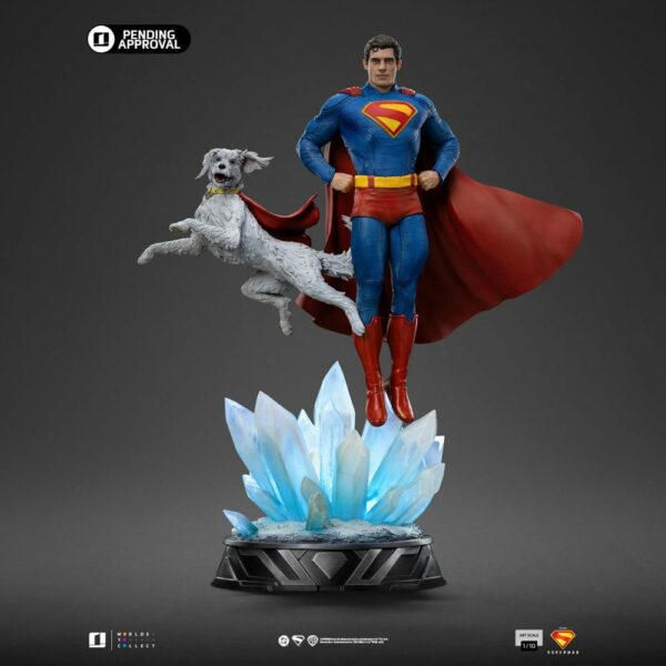 DC COMICS – Statuette Art Scale 1/10 Superman & Krypto 32 cm – Image 9