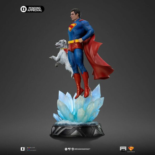 DC COMICS – Statuette Art Scale 1/10 Superman & Krypto 32 cm – Image 10